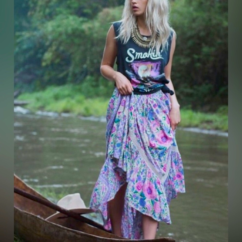 Spell & The Gypsy Lavender Babushka Maxi Skirt in Medium